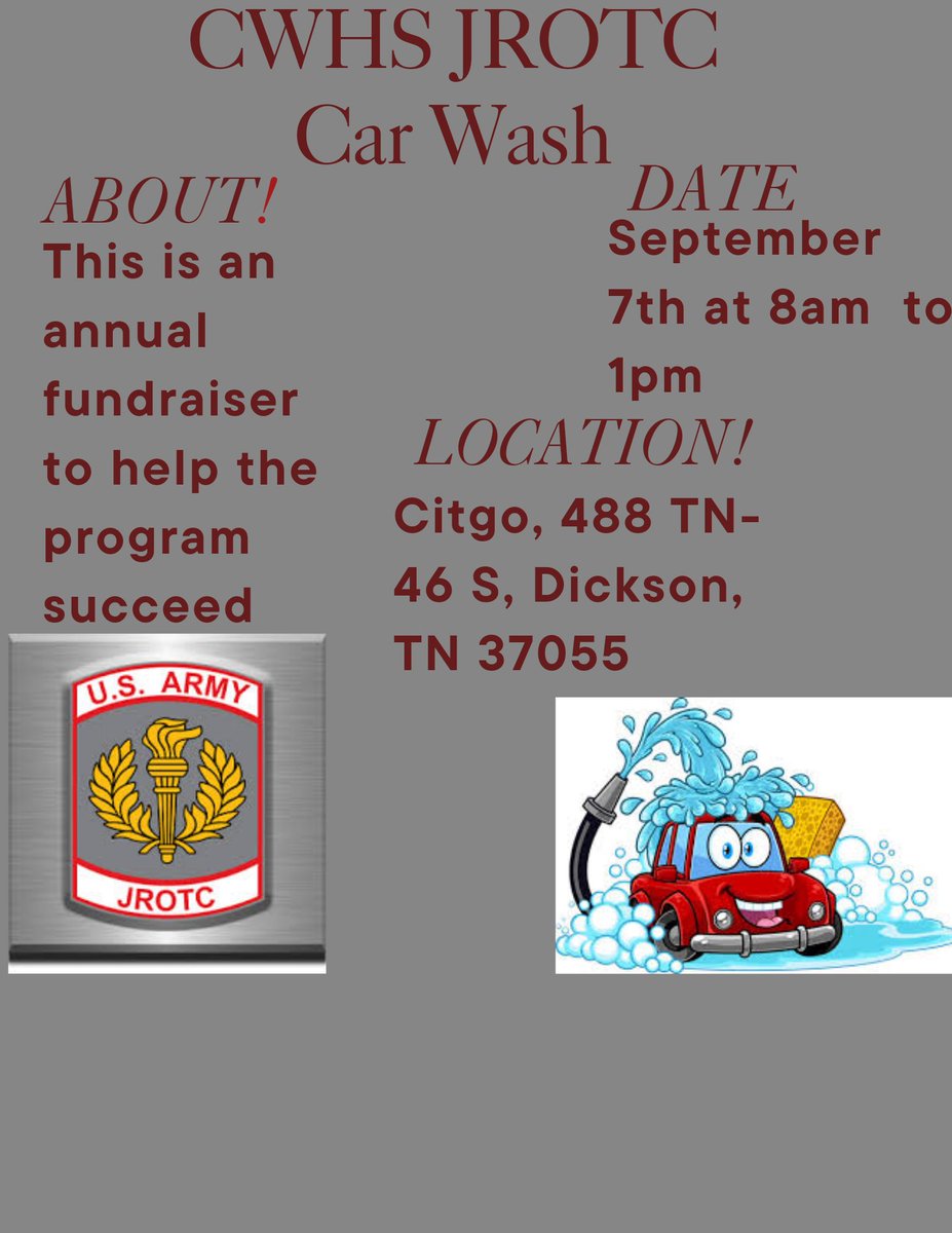 Please come out and support our battalion