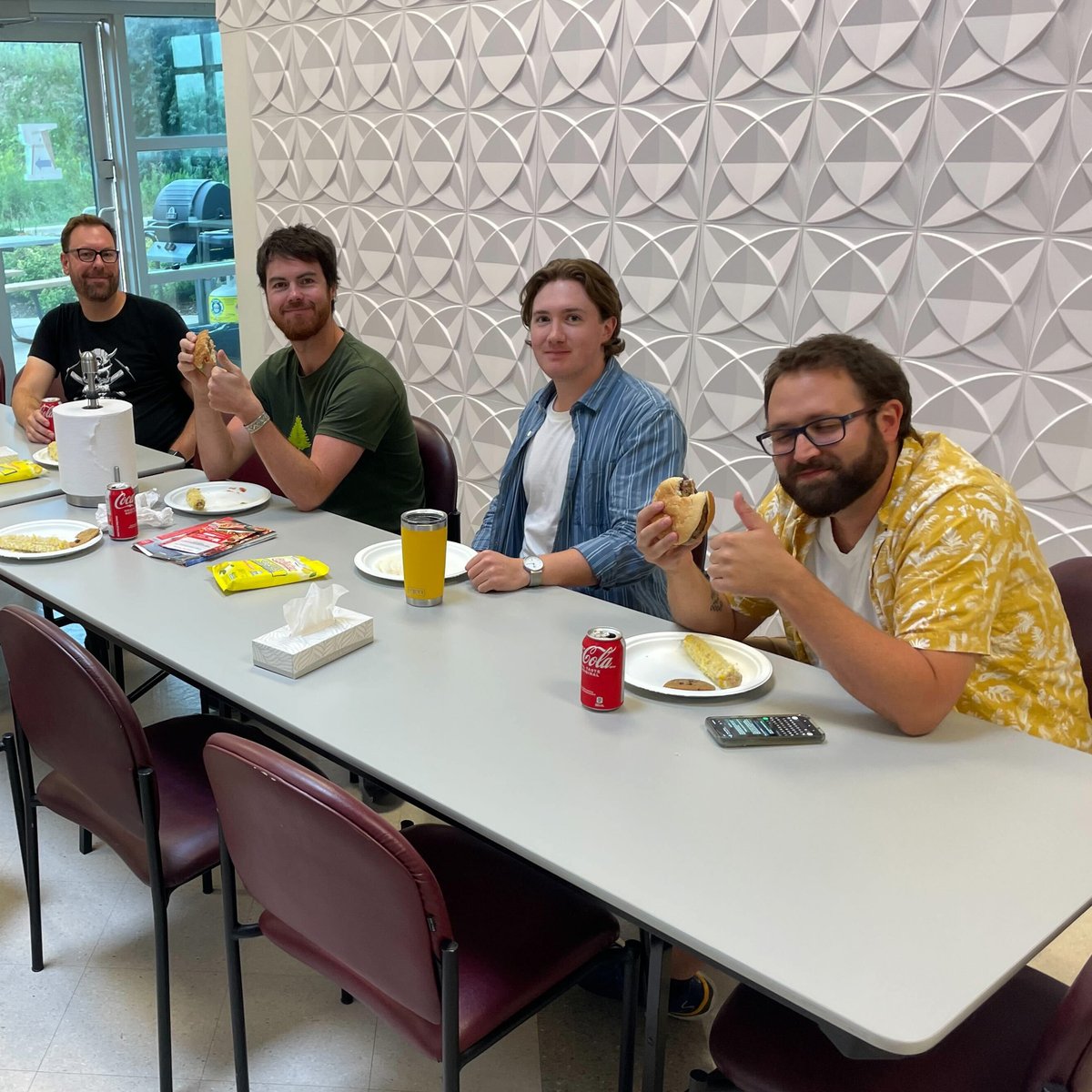 clearpathrobots's tweet image. Summer at Clearpath Round-Up 🌞

🍦 2 ice cream truck visits
🛶 1 afternoon tubing down the Grand River
🍔 8 sizzling Friday BBQs
🎲 4 epic board game nights
🌈 1 family BBQ party

#ClearpathSummer #ClearpathRobotics #WorkHardPlayHard