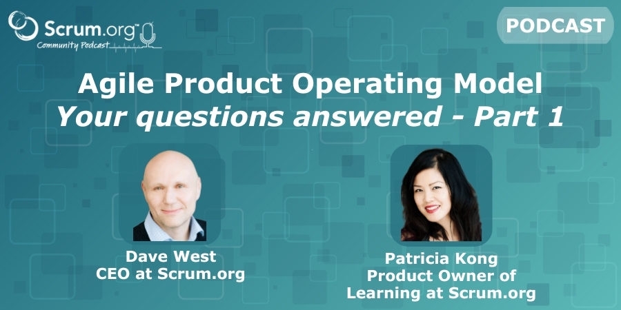 Scrumdotorg's tweet image. 🎧 New Podcast Episode Alert! Patricia Kong puts Dave West in the hot seat with your questions about the Agile Product Operating Model. Listen now: ow.ly/ybFO50Tabou  #Product #Agile #Podcast @pmoonk88 @davidjwest