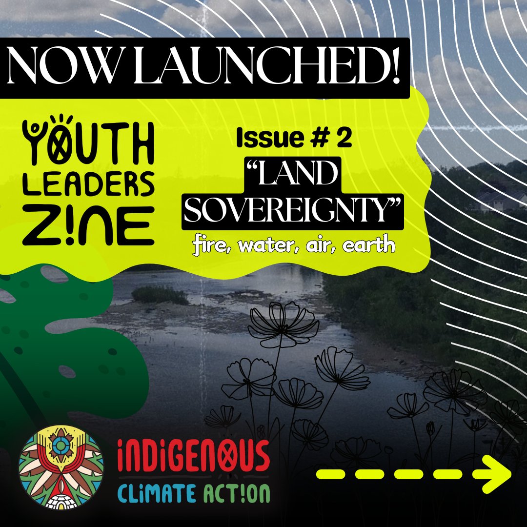 Indigenous_ca's tweet photo. Exciting news! ICA’s Youth Leader Zine Issue 2 is now officially launched! ✨🌱🔥🌎🌊🌬️

🔗 Check it out here: https://t.co/kADiWs2VH1!

#ICAYouth #LandSovereignty #ICAzine https://t.co/ZW2FJFPeEN