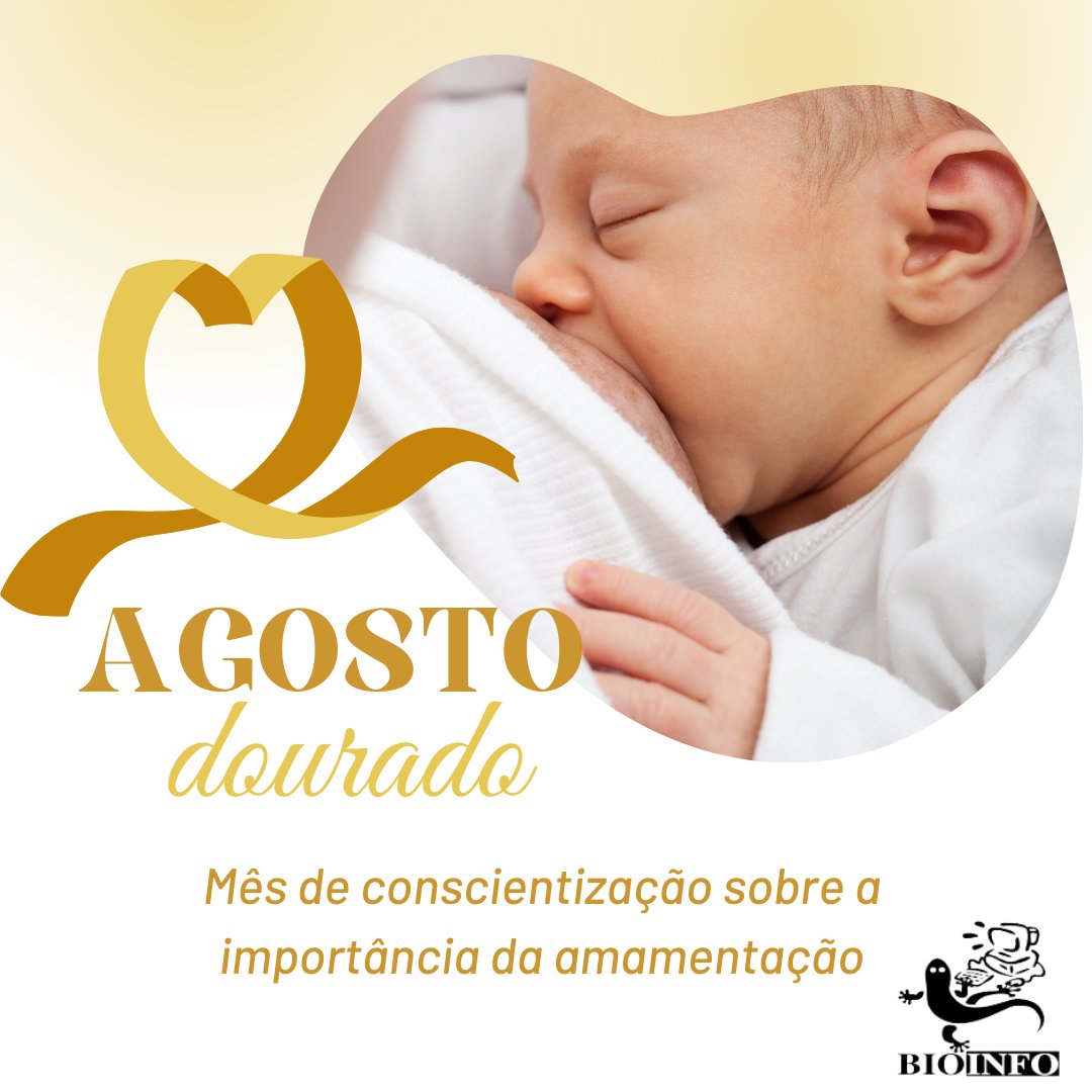 LabInfo_UFRJ's tweet photo. Agosto Dourado: Mês de incentivo a amamentação. A Organização Mundial da Saúde recomenda o aleitamento exclusivo, pelo menos, até os 6 meses de idade. Incentive e apoie as mães que precisam amamentar! Compartilhe essa informação!

#DivulgaçãoCientífica #AgostoDourado https://t.co/5tGZp8i0U8