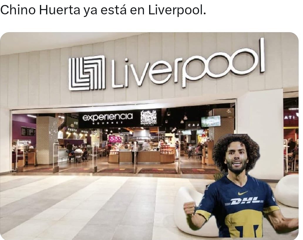 #ChinoHuerta #Liverpool #Pumas #Futbol
