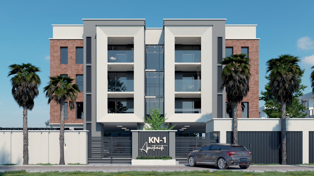 YusufAbduljala1's tweet image. Proposed Apartment Building Kano #3dsmax #vray #autodeskrevit