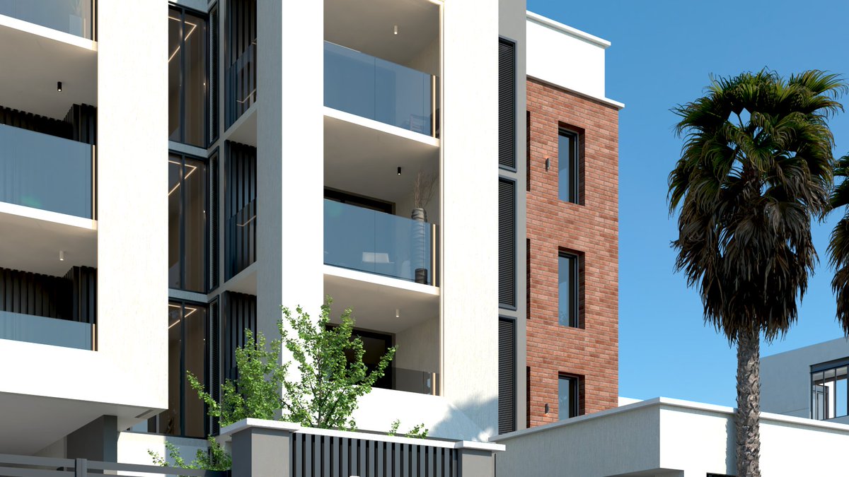 YusufAbduljala1's tweet image. Proposed Apartment Building Kano #3dsmax #vray #autodeskrevit