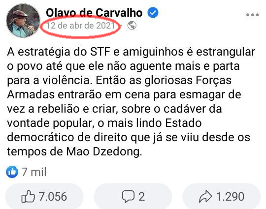 fernaolmesquita's tweet image. MEMÓRIA NACIONAL: QUEM VIVER VERÁ