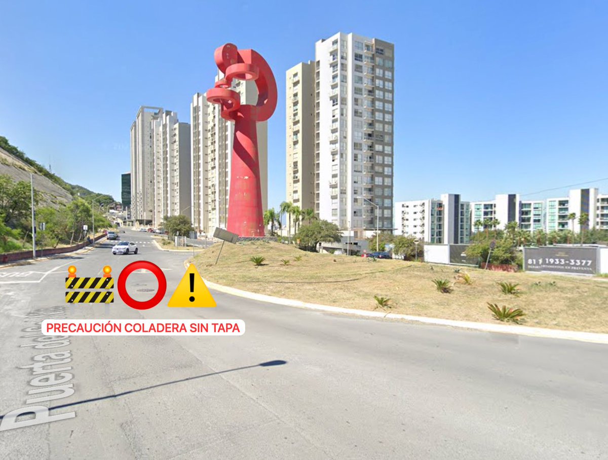 _ReginaJuarez's tweet photo. @Cicmty @info7mty @mtygob Col. Residencial Dinastía, Monterrey. Av. Prol. Puerta del sol, frente a condominio 3 puertas *COLADERA SIN TAPA* https://t.co/4yvjfTqGoJ