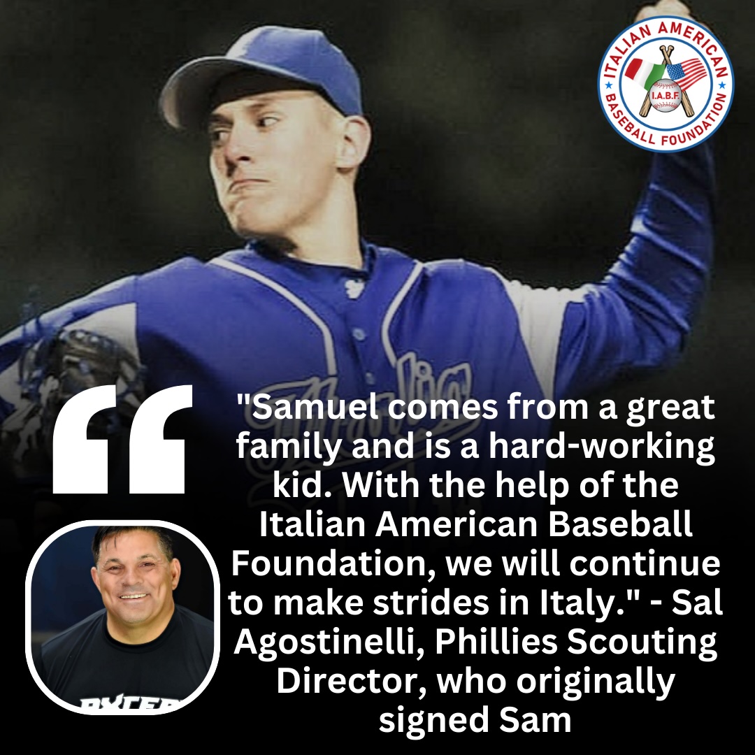 IABF5's tweet image. Our mission of ensuring homegrown Italy players get an opportunity to play in the United States at the highest level has never been more clear ... tonight we will be watching as Sam Aldegheri, the first Italian-born and raised pitcher, makes his MLB debut.

IABF President Joe…