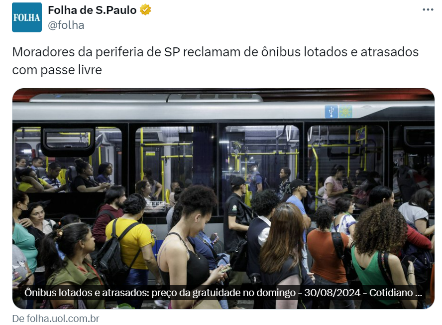 calabriageo's tweet photo. Nunes segue reduzindo a frota de ônibus!🤬

De cada 5 ônibus que rodavam em SP antes da pandemia, 1 foi retirado!

Ai, colocou tarifa zero pra maquiar, mas tem Tarifa Zero com Ônibus Zero.
População tá percebendo.

Boulos e Marta tem proposta pra corrigir isso👇
#BoulosPrefeito50 https://t.co/o4YVIiZ6Y2