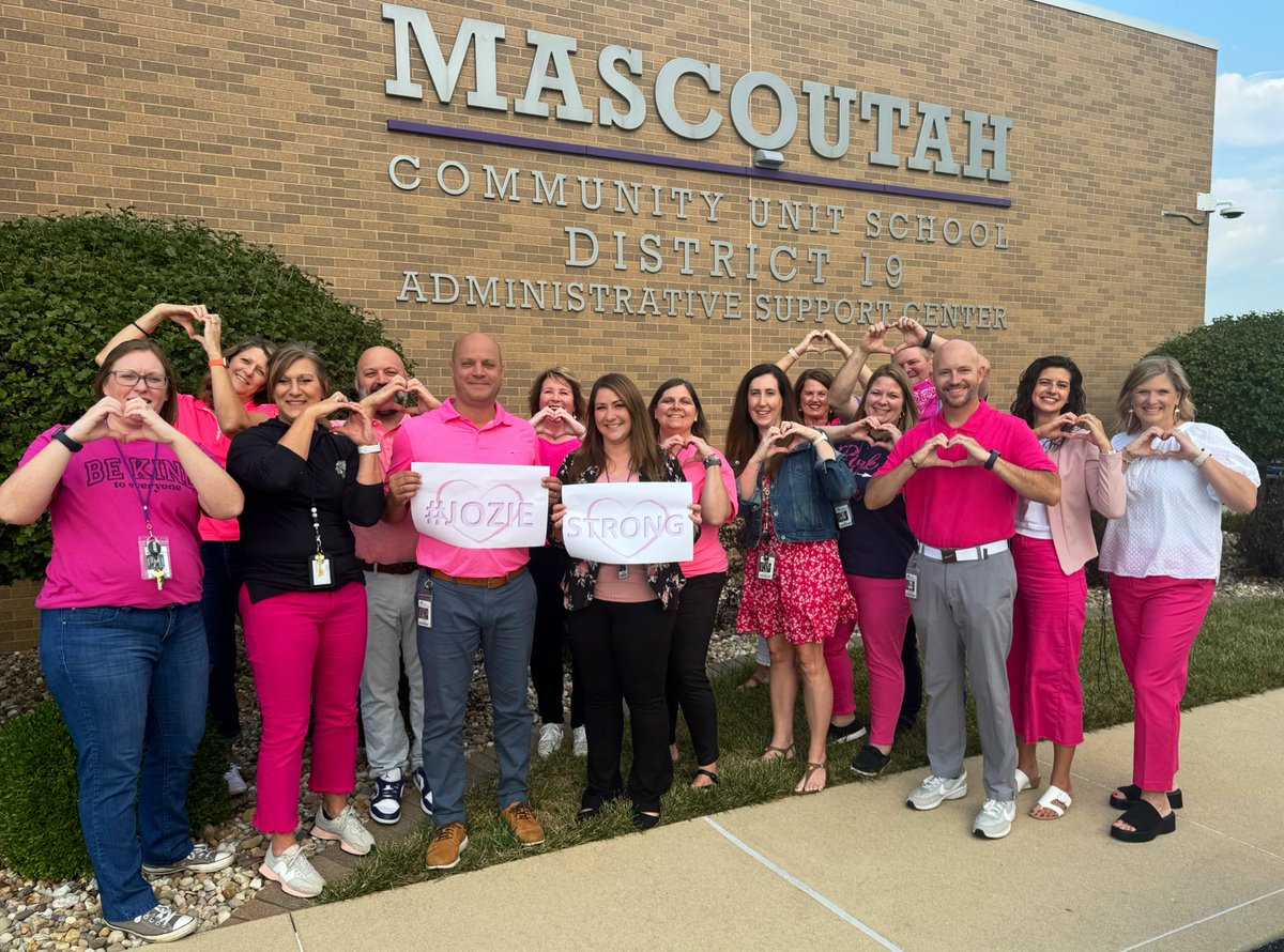 Mascoutah ASC gives all of our love,  support, prayers, and positive thoughts to Miss Jozie, her family, and all her Freeburg Elementary friends as she undergoes surgery today 💕💕💕 #joziestrong
