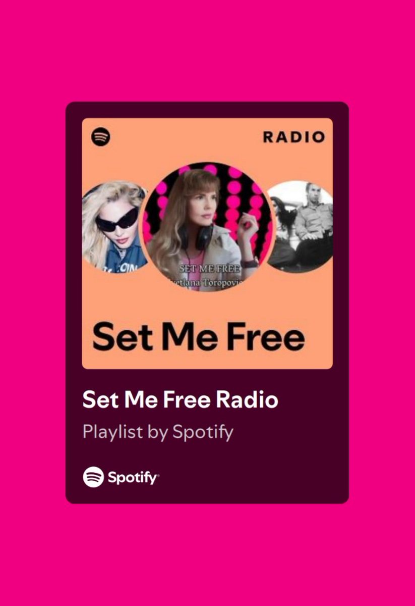 LanaToro21's tweet photo. #Spotify 📢🎶🎧🎶📢📢🎶🎧🎶📢

Thank You #SpotifyTeam for making SET ME FREE RADIO for me with my songs &amp; music tracks included🎙🎶🎙🎶🎙

Latest Hot Music Tracks here... Follow the link 👇💯💥💯👇
https://t.co/rZp2aH1GcT https://t.co/KHtxYbkoL8