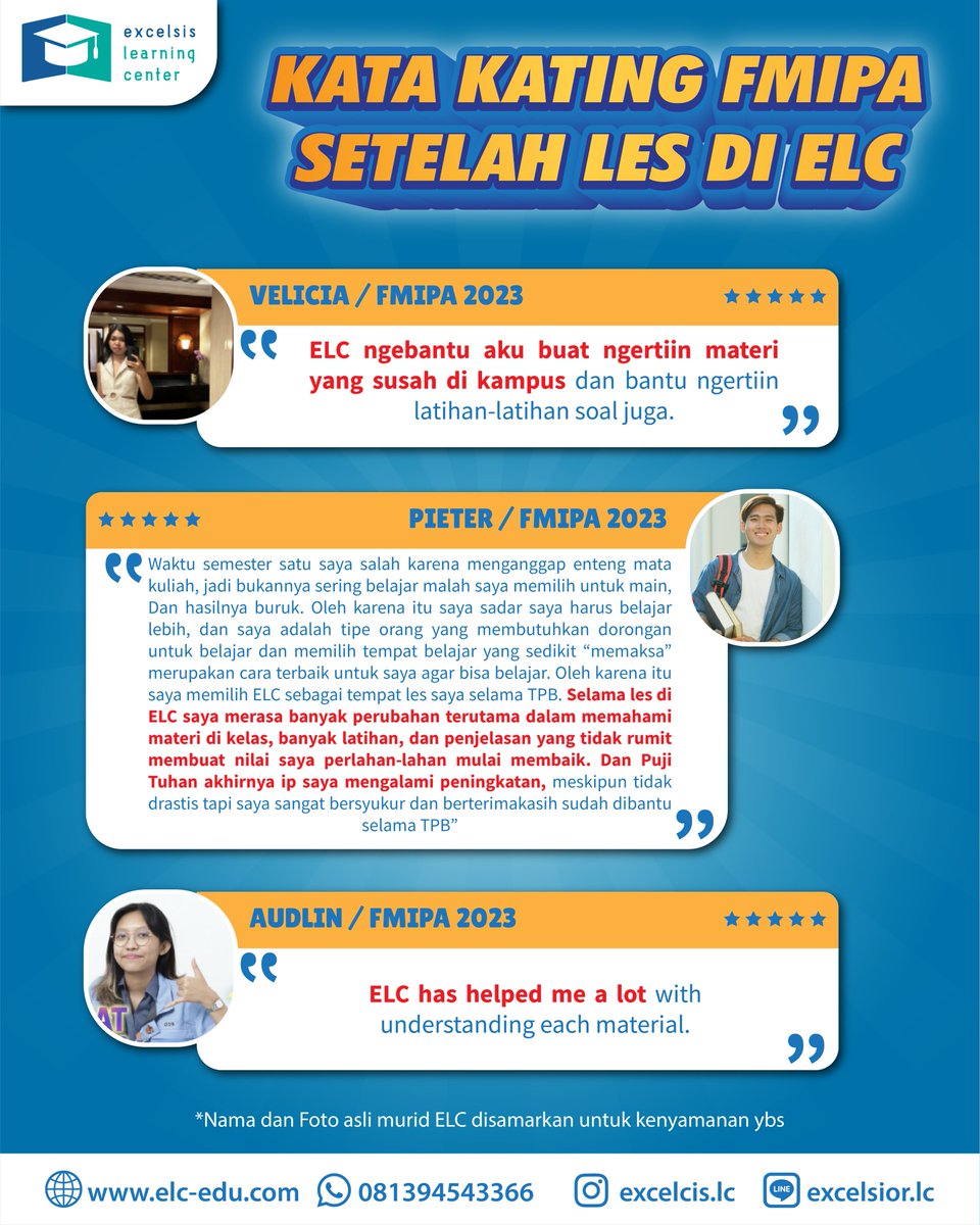 excelsislc's tweet image. 📢OPEN CLASS FMIPA OFFLINE 📢

✅FMIPA Berlima : 3.060.000 3X Pertemuan/Minggu

[KELAS DIMULAI SEPTEMBER 2024]

#institutteknologibandung #itb #tpbitb #bimbeltpb #bimbeltpbitb #fmipa #fmipaitb