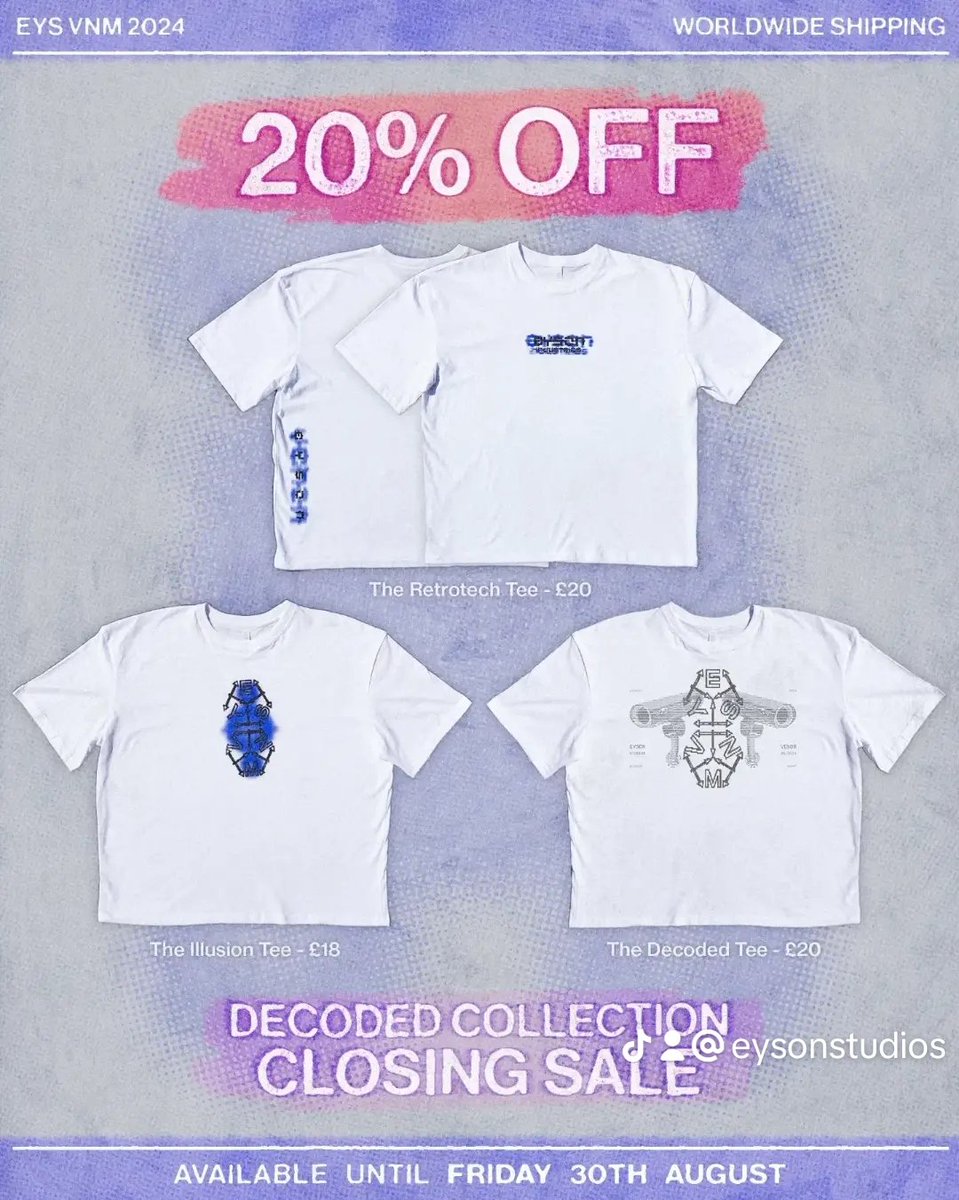 EysonStudios's tweet image. Store closes in 1 hour! Last chance to get one 🧪