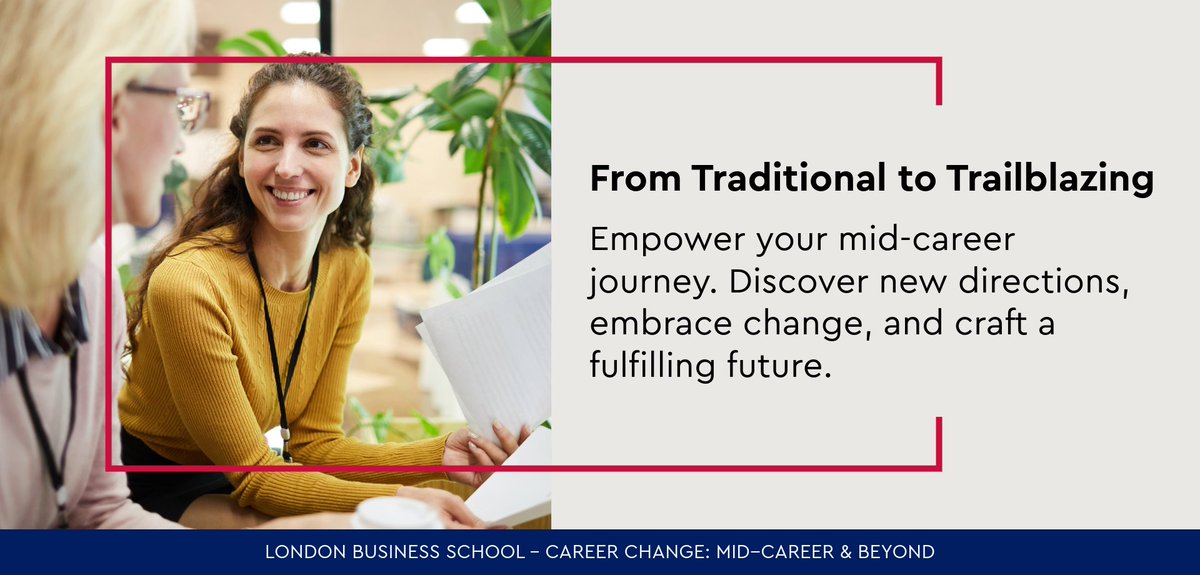 HerminiaIbarra's tweet photo. Check out my online course 'Career Change: Mid-Career & Beyond' with @LBS, starting September 18th.
https://t.co/72MxwzA0yF
#career #careerchange #careertransition #workingidentity https://t.co/TMge6o3CKf