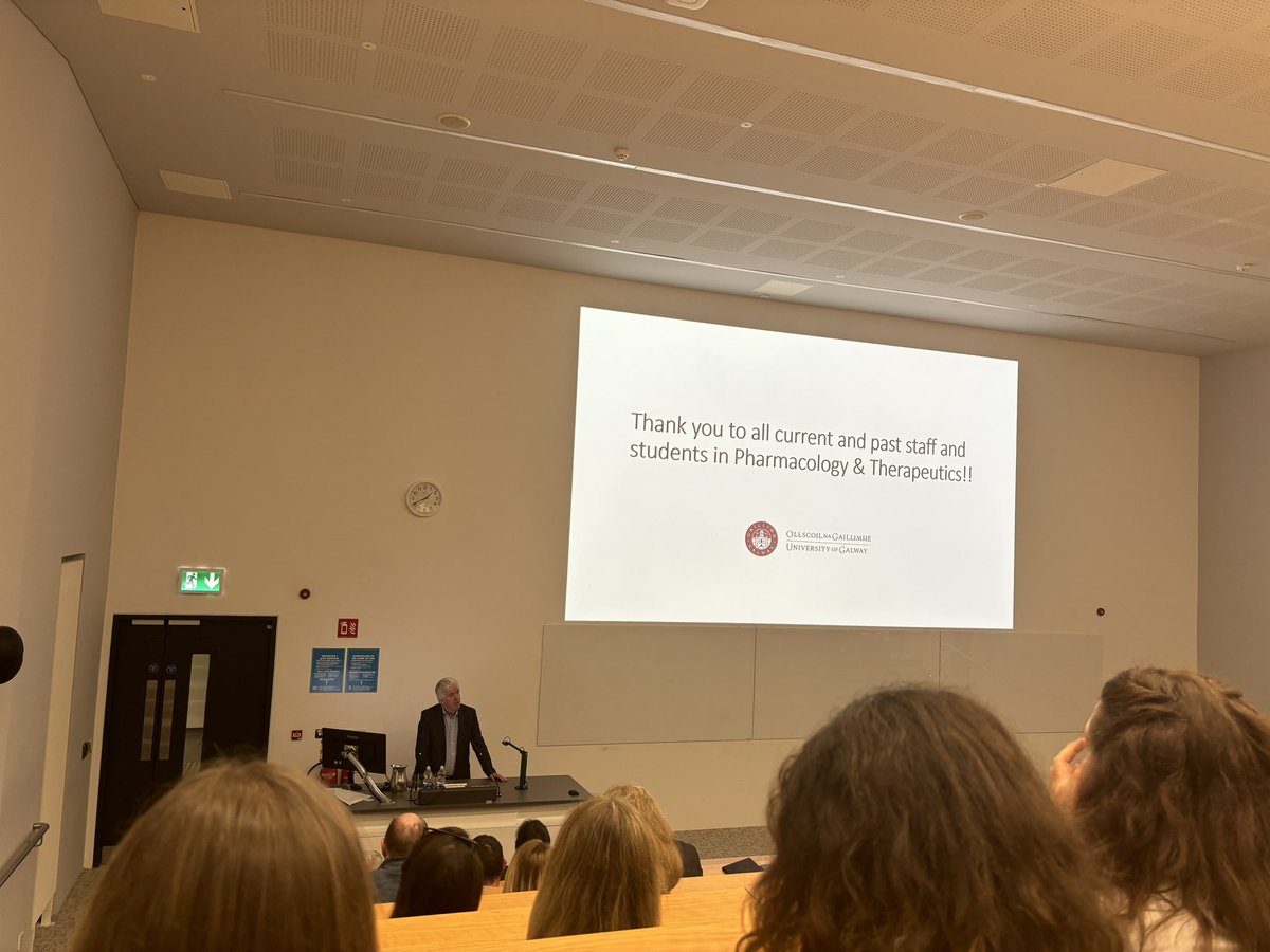 Pharmacology & Therapeutics, University of Galway (@pharmunivofgal) on Twitter photo Celebrating our 50th Anniversary in Pharmacology & Therapeutics today. Fantastic hearing about the history of the Discipline from Prof John Kelly and Prof Dave Finn, our esteemed leaders! <a href="/GalwayCMNHS/">University of Galway CMNHS</a> Celebrating our 50th Anniversary in Pharmacology & Therapeutics today. Fantastic hearing about the history of the Discipline from Prof John Kelly and Prof Dave Finn, our esteemed leaders! <a href="/GalwayCMNHS/">University of Galway CMNHS</a>