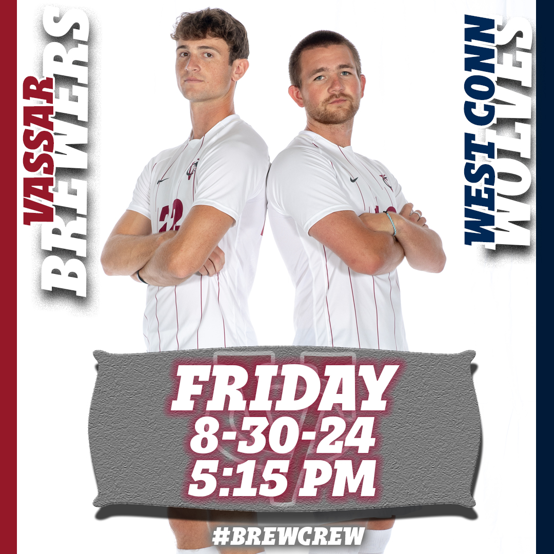 Vassar Athletics (@vassarathletics) on Twitter photo It's Finally <a href="/VassarMSOC/">Vassar Men's Soccer</a> Gameday ‼️
🆚 <a href="/WestConnATH/">WestConn ATHLETICS</a>
📍 Gordon Field | Poughkeepsie, NY
⏰ 5:15 PM
📊 tinyurl.com/ywurryfr
📺 tinyurl.com/4tacfysp It's Finally <a href="/VassarMSOC/">Vassar Men's Soccer</a> Gameday ‼️
🆚 <a href="/WestConnATH/">WestConn ATHLETICS</a>
📍 Gordon Field | Poughkeepsie, NY
⏰ 5:15 PM
📊 tinyurl.com/ywurryfr
📺 tinyurl.com/4tacfysp