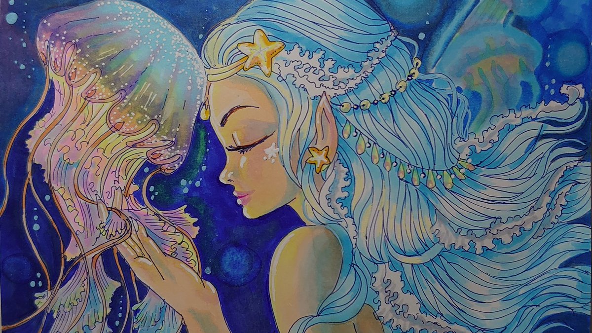 Iresh2022's tweet photo. Little mermaid
#コピック
#コヒックアクリア
#コピックマルチライナー
#コピックスケッチ
#mermaid #mycopicmoment #copic_official #copic_award #copicacrea #copicsketch #copicartist #copicmarkers #copicofficial #copicmultiliners #コピックイラコン #copicart #CopicIllustrationContest https://t.co/lSkWlB56ON