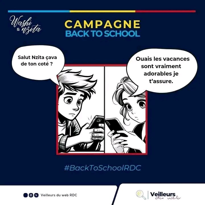 ADjaloola's tweet photo. Y a-t-il des rumeurs qui circulent dans ta communauté concernant la rentrée scolaire ?

Viens voir comment WASHI aide NZITA à ne pas se laisser distraire par les fausses rumeurs, mais à se préparer pour l'école.

#BackToSchoolRdc
#veilleursduweb https://t.co/LAMmQtPAZ4
