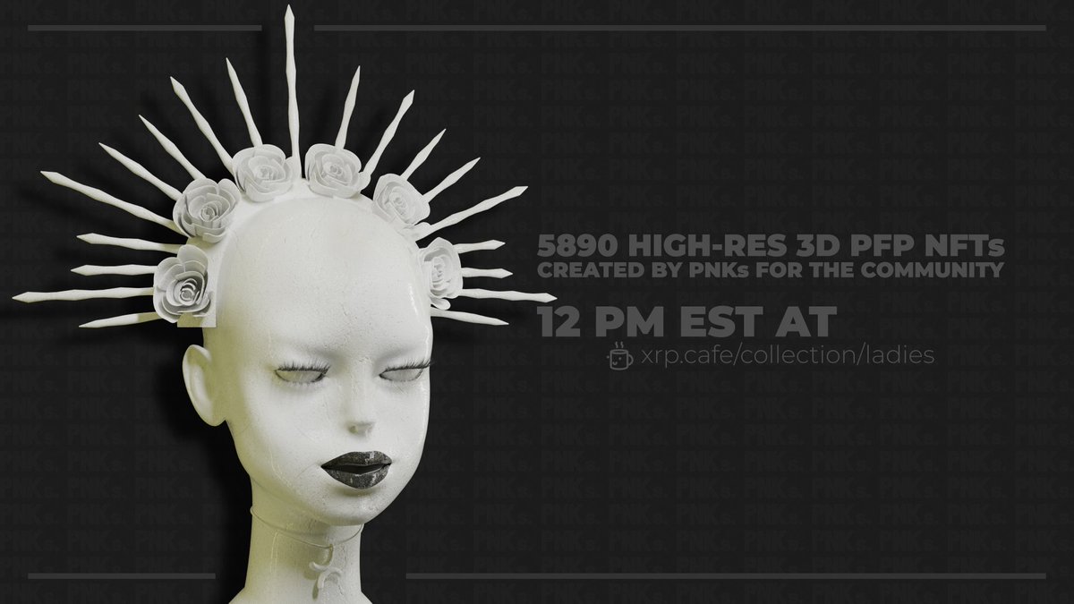 PNKs the time has finally come🔥
xrp.cafe/collection/lad…
Many thanks to the <a href="/xrpcafe/">xrp.cafe ☕</a> team on working to fix the issue🖤

You can check if you are on the allowlist here:
docs.google.com/spreadsheets/d…