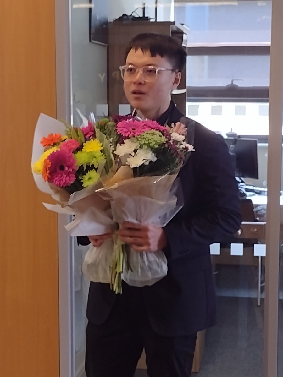 Thomas Ritter ๐ฉ๐ช๐ช๐บ๐ฎ๐ช (@thomasr55937842) on Twitter photo New PhD in the house! Massive congratulations to Dr. Jiemin <a href="/Jiemin_Wang_17/">Jiemin Wang</a> for passing his viva today. Super proud of you ๐๐๐. Many thanks also to examiner Prof Eric Farrell and <a href="/Galway_Research/">University of Galway Research & Innovation</a> <a href="/olivertreacy1/">Oliver Treacy</a> and chair Prof. Sanbing Shen. <a href="/restorevis_eu/">RestoreVision</a> New PhD in the house! Massive congratulations to Dr. Jiemin <a href="/Jiemin_Wang_17/">Jiemin Wang</a> for passing his viva today. Super proud of you ๐๐๐. Many thanks also to examiner Prof Eric Farrell and <a href="/Galway_Research/">University of Galway Research & Innovation</a> <a href="/olivertreacy1/">Oliver Treacy</a> and chair Prof. Sanbing Shen. <a href="/restorevis_eu/">RestoreVision</a>
