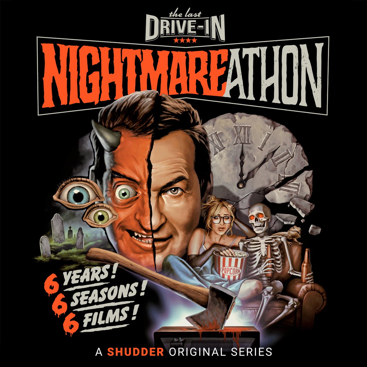 Shudder (@shudder) on Twitter photo Grab your coffee! ☕️ We're celebrating 6 years and 6 seasons with <a href="/therealjoebob/">Joe Bob Briggs</a> by diving into 6 spine-chilling movies.
#TheLastDriveIn NIGHTMAREATHON kicks off TONIGHT at 9pm ET on Shudder TV. Grab your coffee! ☕️ We're celebrating 6 years and 6 seasons with <a href="/therealjoebob/">Joe Bob Briggs</a> by diving into 6 spine-chilling movies.
#TheLastDriveIn NIGHTMAREATHON kicks off TONIGHT at 9pm ET on Shudder TV.
