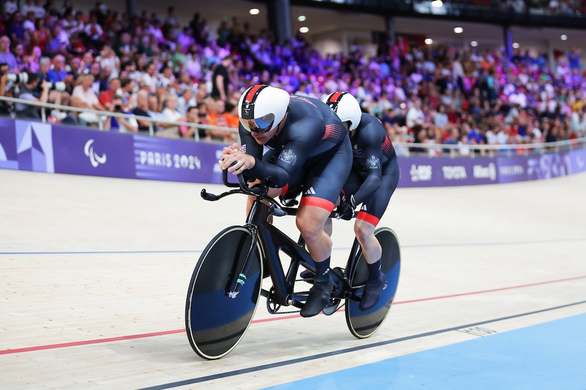 neilfachie's tweet image. Nice opportunity to get on the track yesterday. Loved being out there in front of a crowd and looking forward to racing on Sunday.
#WeAreParalympicsGB