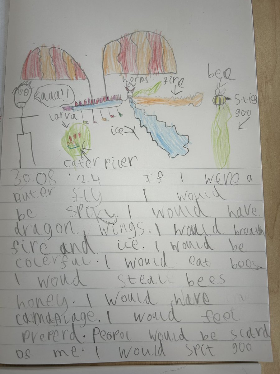 StNinians_PS's tweet image. Photo Friday writing P3. If I were a butterfly…
@StJohnsPSAyr @StPatricksTroon @StCuthbertsPr @sacred_heartps 
#writingisfun #usingimagination