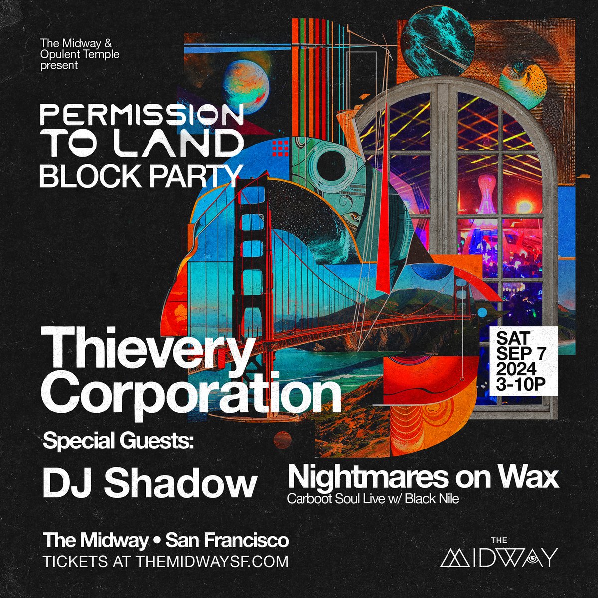 DJ Shadow (@djshadow) on Twitter photo See you at <a href="/Themidwaysf/">The Midway SF</a> Block Party next week...my last NorCal show this year!
Tickets: tixr.com/e/102135 See you at <a href="/Themidwaysf/">The Midway SF</a> Block Party next week...my last NorCal show this year!
Tickets: tixr.com/e/102135