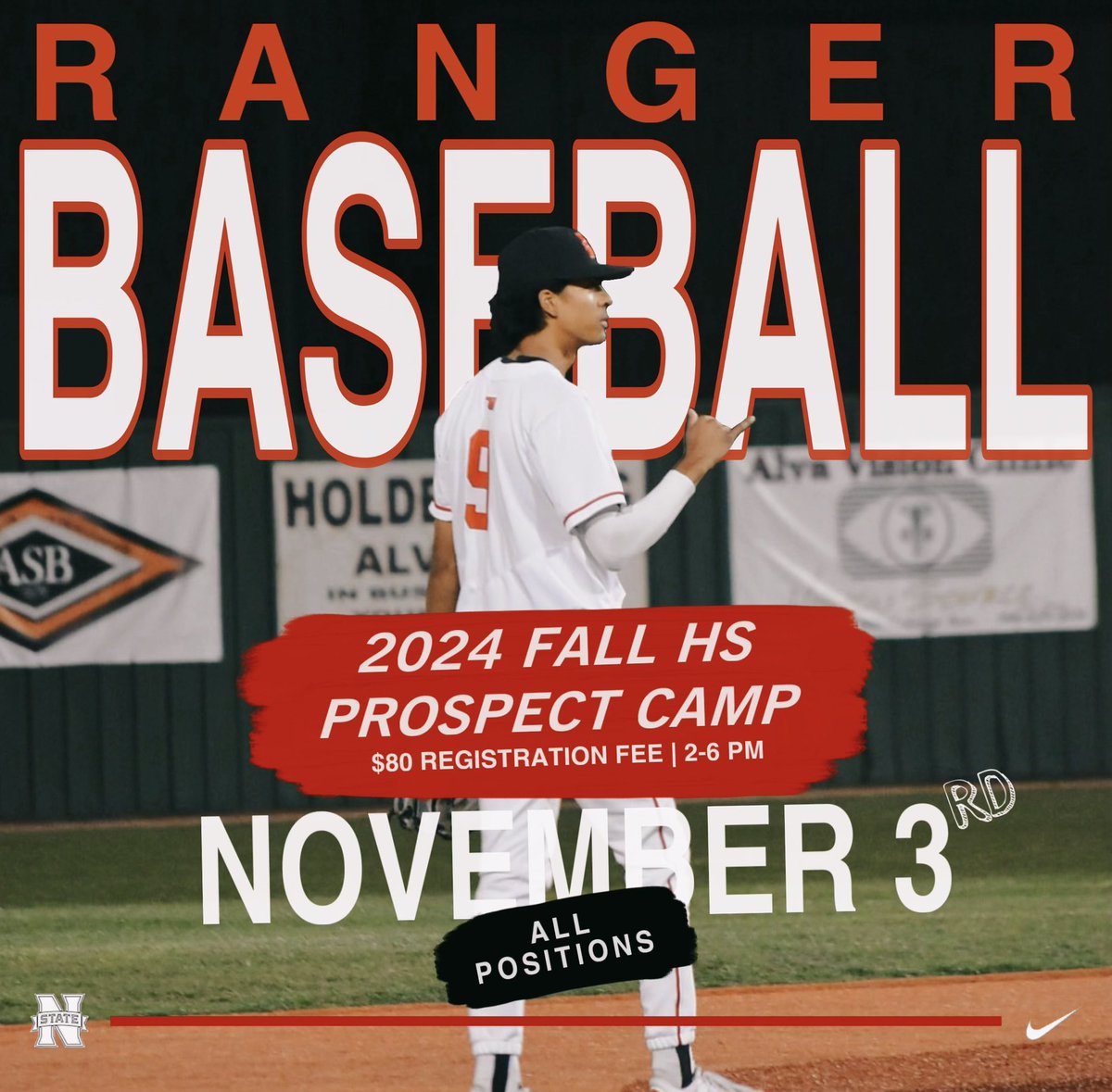 We are excited to announce our 2024 Fall High School Prospect Camp on Sunday, November 3rd! This is an awesome opportunity for HS players to get in front of and work with our coaching staff! 

Sign up at nwrangerbaseballcamps.com! #RRR