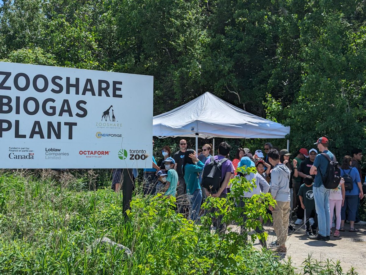 Still a few spots left for the final weekend of our summer Biogas plant tours! Visit zooshare.ca/visit-us to book! We'll be starting fall school tours soon so let the students and teachers in your life know!