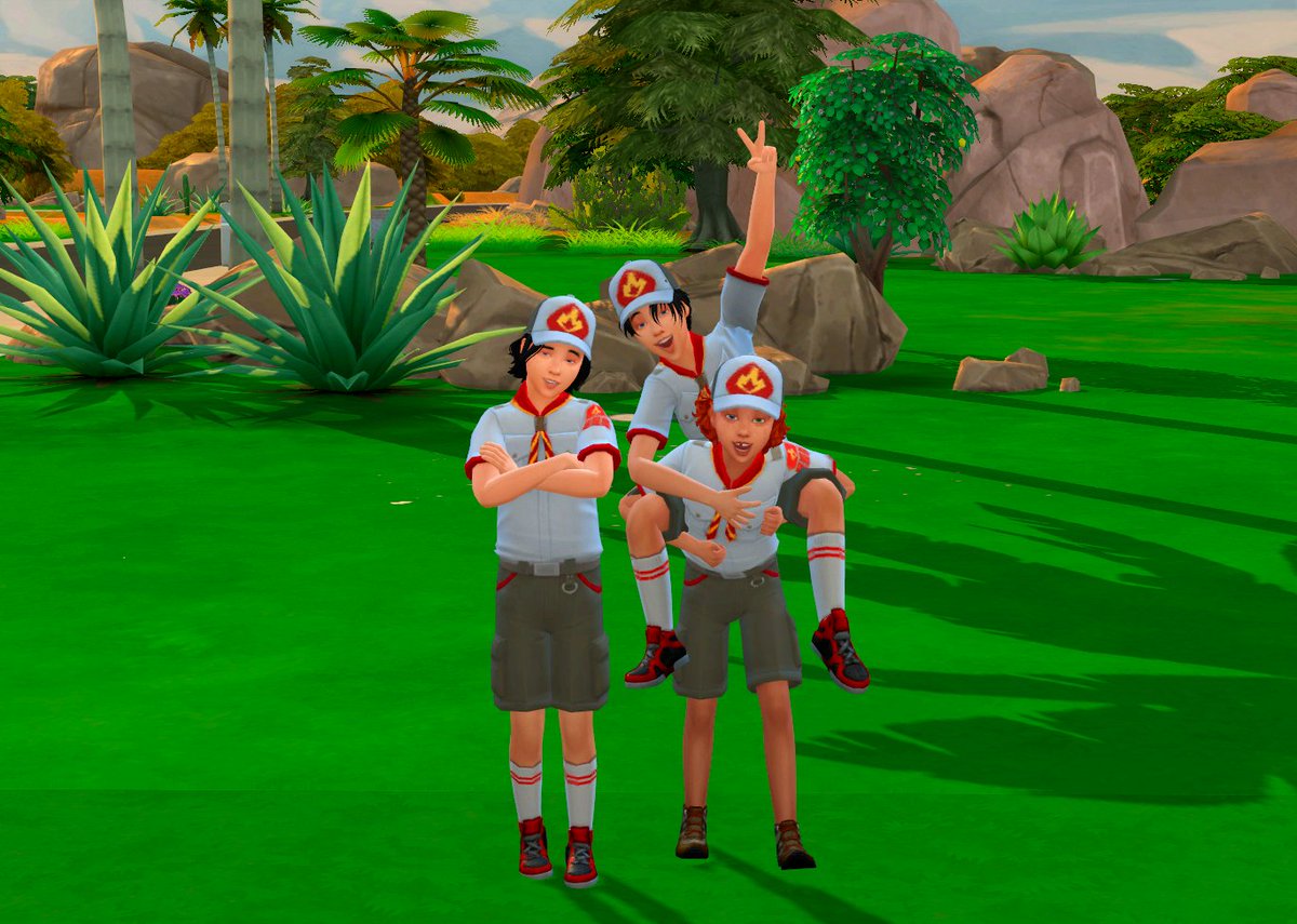 chaoticsimmer's tweet image. scouting buddies