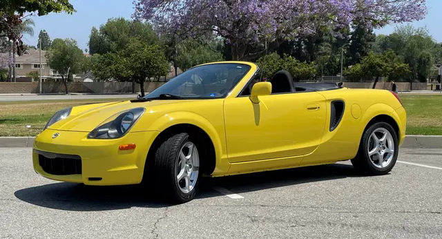 Car Dealership Guy (@guydealership) on Twitter photo Rate this deal:
2001 Toyota MR2 Spyder
Miles: 25,800
Engine: 1.8L 4-Cylinder
Color: Super Bright Yellow
Just sold privately on <a href="/_PrivateAuto/">PrivateAuto</a> for $15,500.
I can’t believe 2001 Toyota’s are selling for $15K…
Yes, yes, I know it has low Rate this deal:
2001 Toyota MR2 Spyder
Miles: 25,800
Engine: 1.8L 4-Cylinder
Color: Super Bright Yellow
Just sold privately on <a href="/_PrivateAuto/">PrivateAuto</a> for $15,500.
I can’t believe 2001 Toyota’s are selling for $15K…
Yes, yes, I know it has low