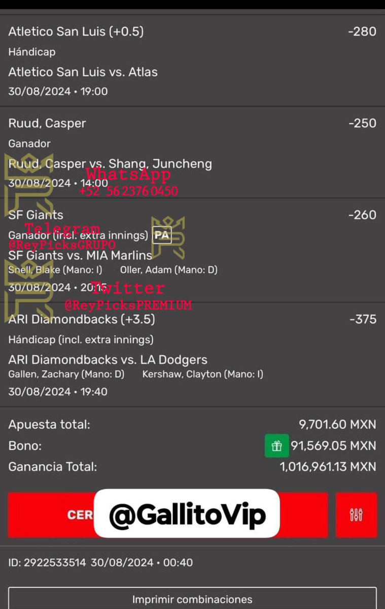 Picks de Tipsters GRATIS tweet media