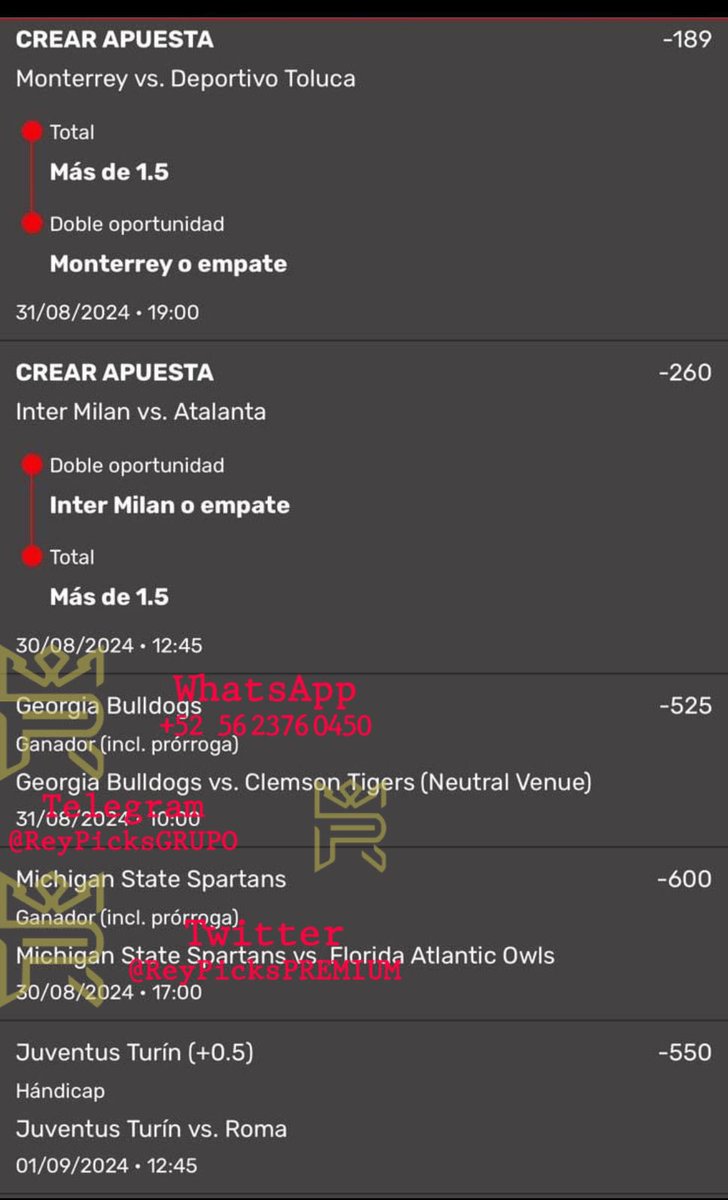 Picks de Tipsters GRATIS tweet media