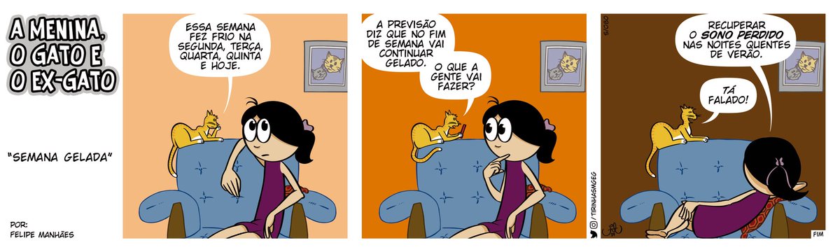 TirinhasMGeG's tweet photo. "Semana gelada"
Tem anos que até tem inverno aqui no Rio 😹😹😹
#humor #tirinha #quadrinhos #ordemdashqs #SoltasTMGeG #inverno 

Tá frio por aí? https://t.co/jNtB339ZBp