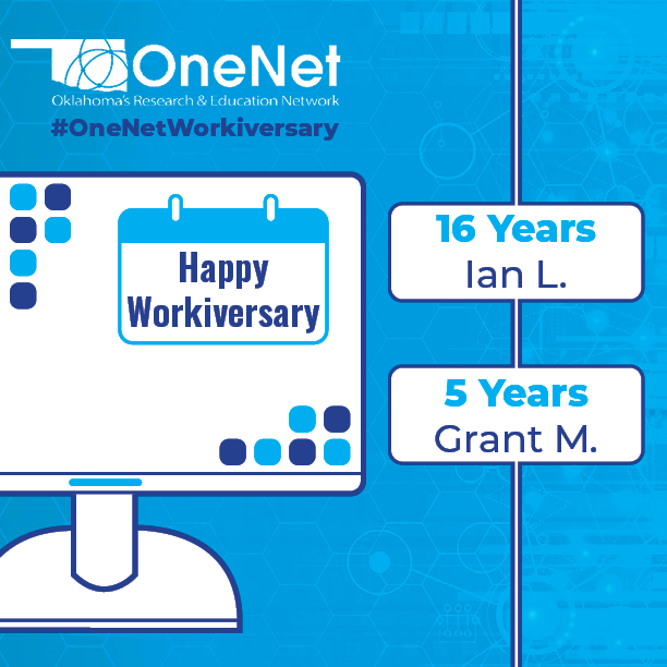 OneNetOK's tweet photo. Join the OneNet team! Find openings at: https://t.co/EDcB8Ehl9W #OneNetWorkiversary https://t.co/p4aM8W3z3y