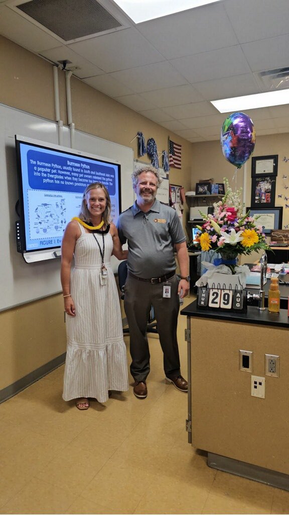 Congratulations to Mrs. Holly Bowman! She has been selected as Apopka High School's Teacher of the Year for the 24-25 school year! Thank you Mrs. Bowman for all your dedication to your students and our school. 🦅