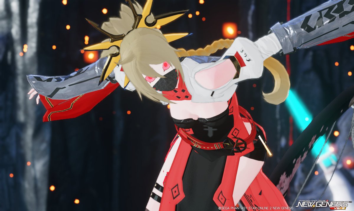 rekuiM's tweet image. ねんがんのファルーテフェイスをてにいれたぞ！

ﾆｱ 頃してでもうばいとる

な なにをする きさまらー！
#PSO2NGS_SS #メンテの日じゃないけどssを貼る