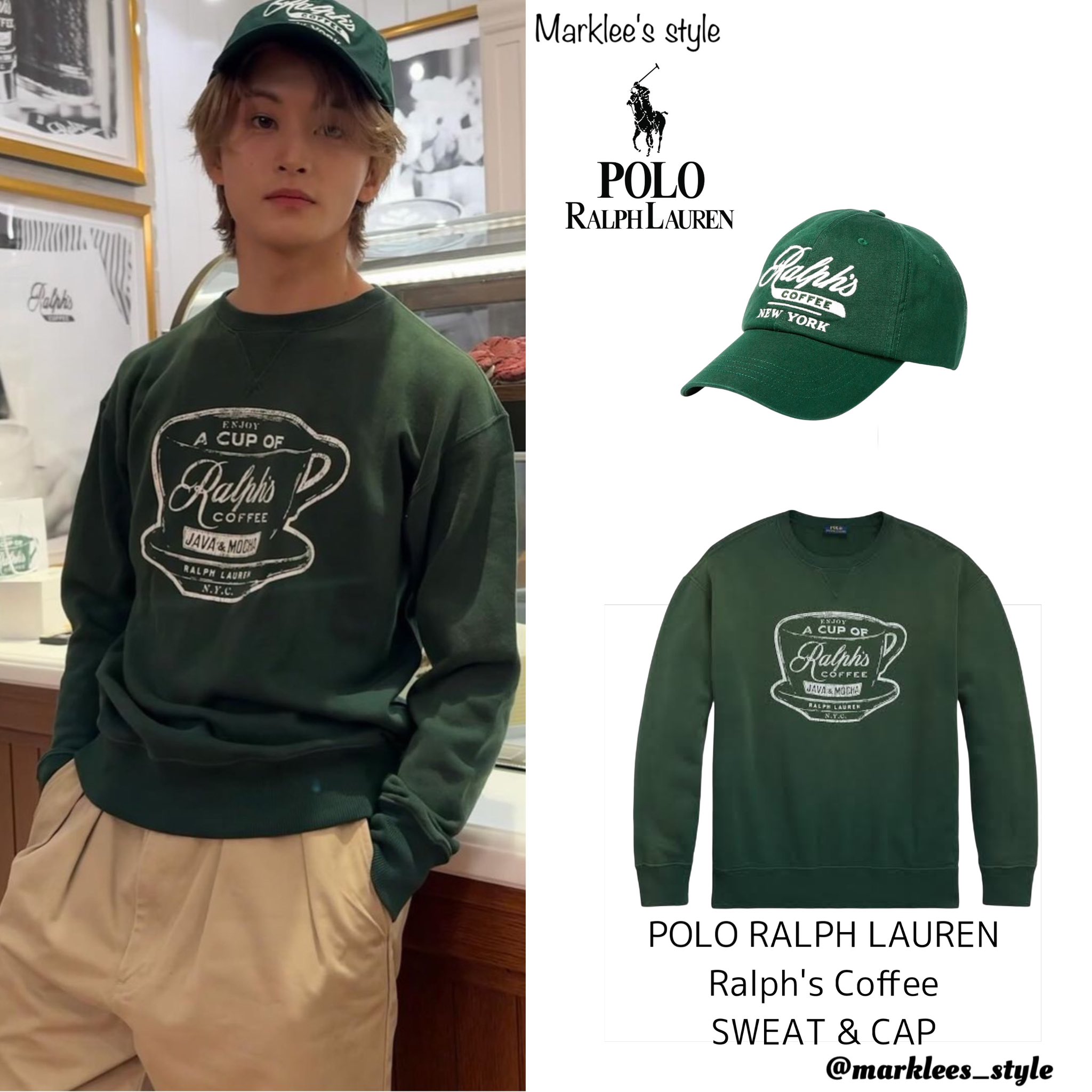 marklee s style on X MARKLEE Post on instagram onyourm ark POLO RALPH LAUREN Ralph s Coffee SWEAT CAP 2024.8.30 MARK marklee markleecloset https t rzGcphz0eH X
