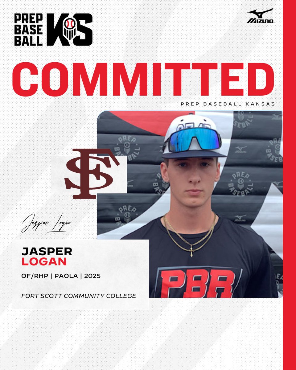Prep Baseball Kansas (@prepbaseballks) on Twitter photo OF/RHP Jasper Logan (Paola, 2025) commits to Fort Scott Community College
<a href="/JasperLogan7/">Jasper Logan</a> | <a href="/PaolaBaseball/">Paola High School Baseball</a>
๐ค: loom.ly/V8oJ7Ag OF/RHP Jasper Logan (Paola, 2025) commits to Fort Scott Community College
<a href="/JasperLogan7/">Jasper Logan</a> | <a href="/PaolaBaseball/">Paola High School Baseball</a>
๐ค: loom.ly/V8oJ7Ag