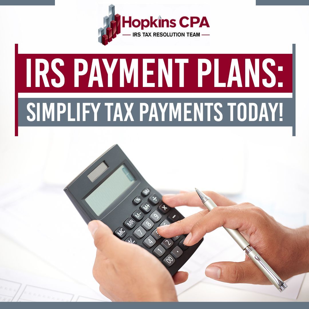 HopkinsCpa's tweet image. IRS Payment Plans: Simplify Tax Payments Today! 
Call us at 361.209.7394 to take control of your tax situation and find peace of mind. 

#TaxHelp #UnfiledReturns #HopkinsCPA