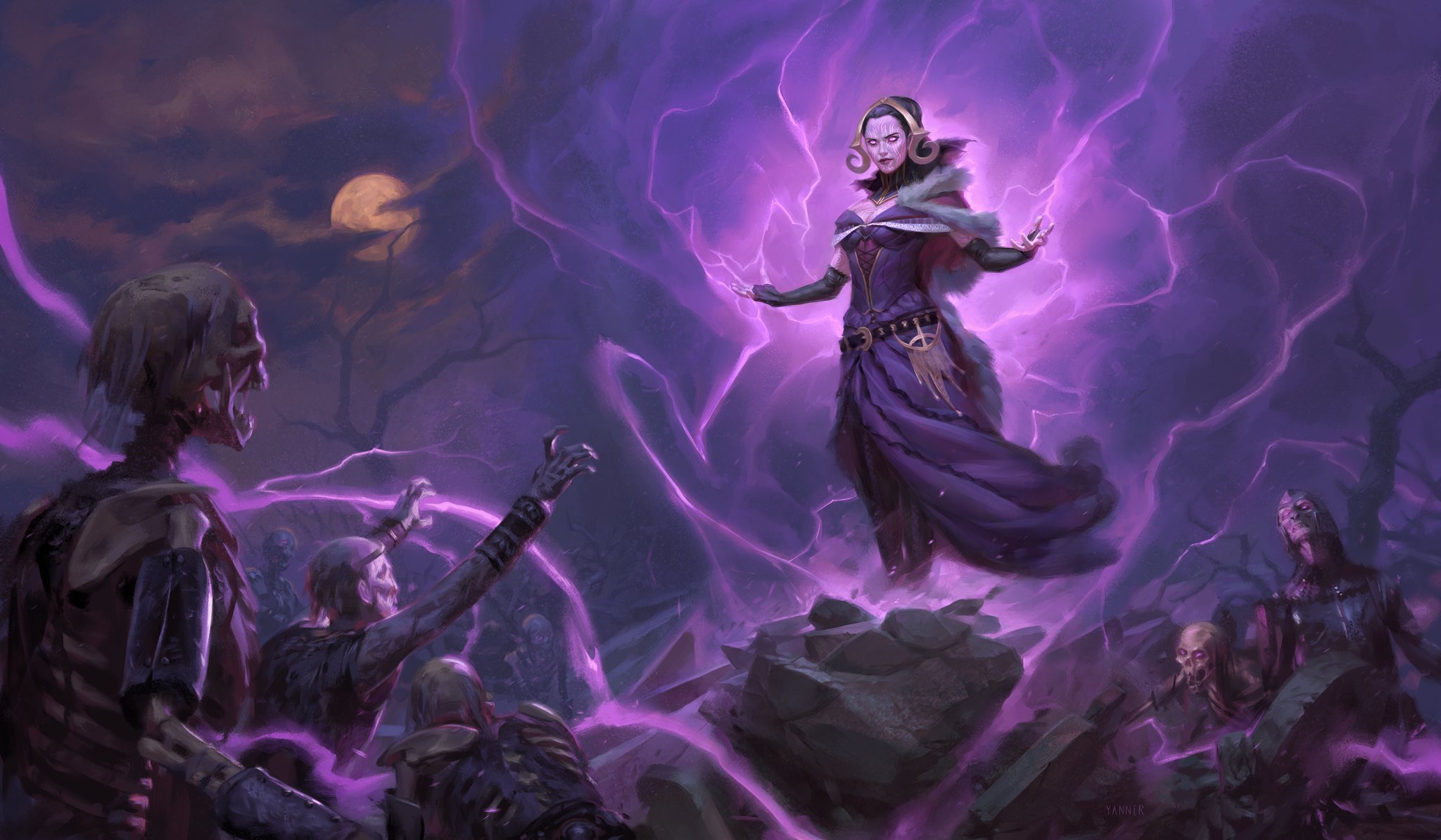 Liliana XユーザーのKieran Yannerさん: 「Extended art reveal! Liliana, Last Hope for Magic:  The Gathering. She will be available as a stretch goal of my Limited  Edition Playmat Collection on Kickerstater coming this September, Friday