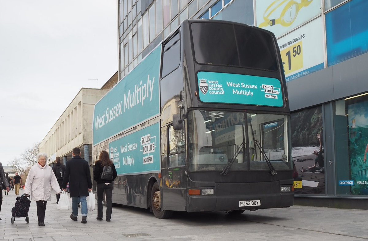 Adult Learning is going mobile! The Multiply Bus will visit #Crawley, #Worthing and #Horsham in September. Step on board to find out about free local learning opportunities.

Read more: orlo.uk/eMl4Y