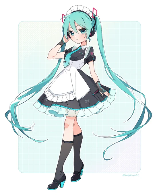 メイドミクさん(NT/V4X)  #初音ミク #初音ミク誕生祭2024 #初音ミク生誕祭2024
