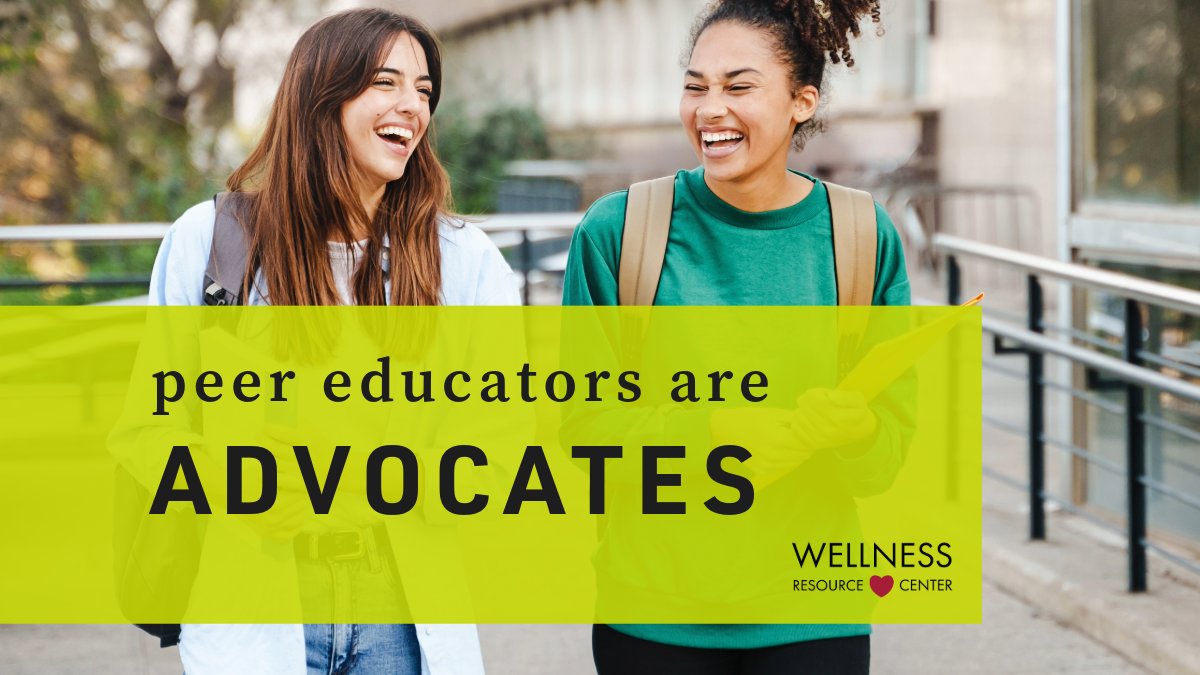 Becoming a Peer Educator allows students to explore topics related to diversity, equity, and inclusion, to advocate for a campus that affirms everyone!🏳️‍🌈

Interested in becoming a Peer Educator with the WRC? Sign up for a group screening session at the link in our bio 🔗