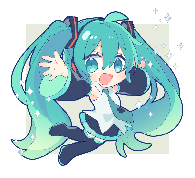 初音ミク 「ミクさんお誕生日おめでとう～! 」|由杞のイラスト