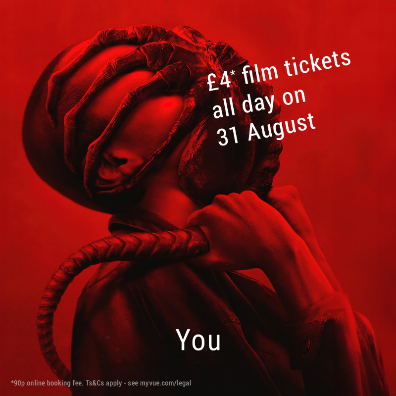 vuecinemas's tweet photo. POV: It’s National Cinema Day and a great offer’s all up in your face.
