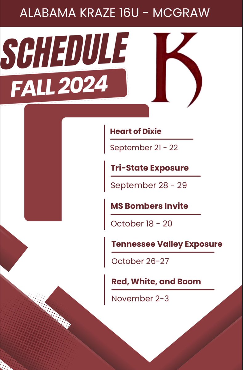 Catherine Willis (@clwillis20) on Twitter photo So excited to be playing with Alabama Kraze 16u- Mcgraw this fall season! <a href="/CoachCourtNWS/">Courtney McGraw</a> <a href="/coachangelbrown/">Angel Brown</a> <a href="/NWSCC_SB/">Northwest Shoals Softball</a> <a href="/UNASoftball/">North Alabama Softball</a> <a href="/Acozart44/">Ashley Cozart</a> <a href="/UAB_SB/">UAB Softball</a> <a href="/WallaceStSB/">Wallace State Softball</a> <a href="/CoastRecruits/">Coast 2 Coast Recruits</a> <a href="/ExtraInningSB/">EXTRA INNING SOFTBALL</a> <a href="/MShoalsSoftball/">MSHS Trojan Softball</a> #20CatherineWillis2026 So excited to be playing with Alabama Kraze 16u- Mcgraw this fall season! <a href="/CoachCourtNWS/">Courtney McGraw</a> <a href="/coachangelbrown/">Angel Brown</a> <a href="/NWSCC_SB/">Northwest Shoals Softball</a> <a href="/UNASoftball/">North Alabama Softball</a> <a href="/Acozart44/">Ashley Cozart</a> <a href="/UAB_SB/">UAB Softball</a> <a href="/WallaceStSB/">Wallace State Softball</a> <a href="/CoastRecruits/">Coast 2 Coast Recruits</a> <a href="/ExtraInningSB/">EXTRA INNING SOFTBALL</a> <a href="/MShoalsSoftball/">MSHS Trojan Softball</a> #20CatherineWillis2026