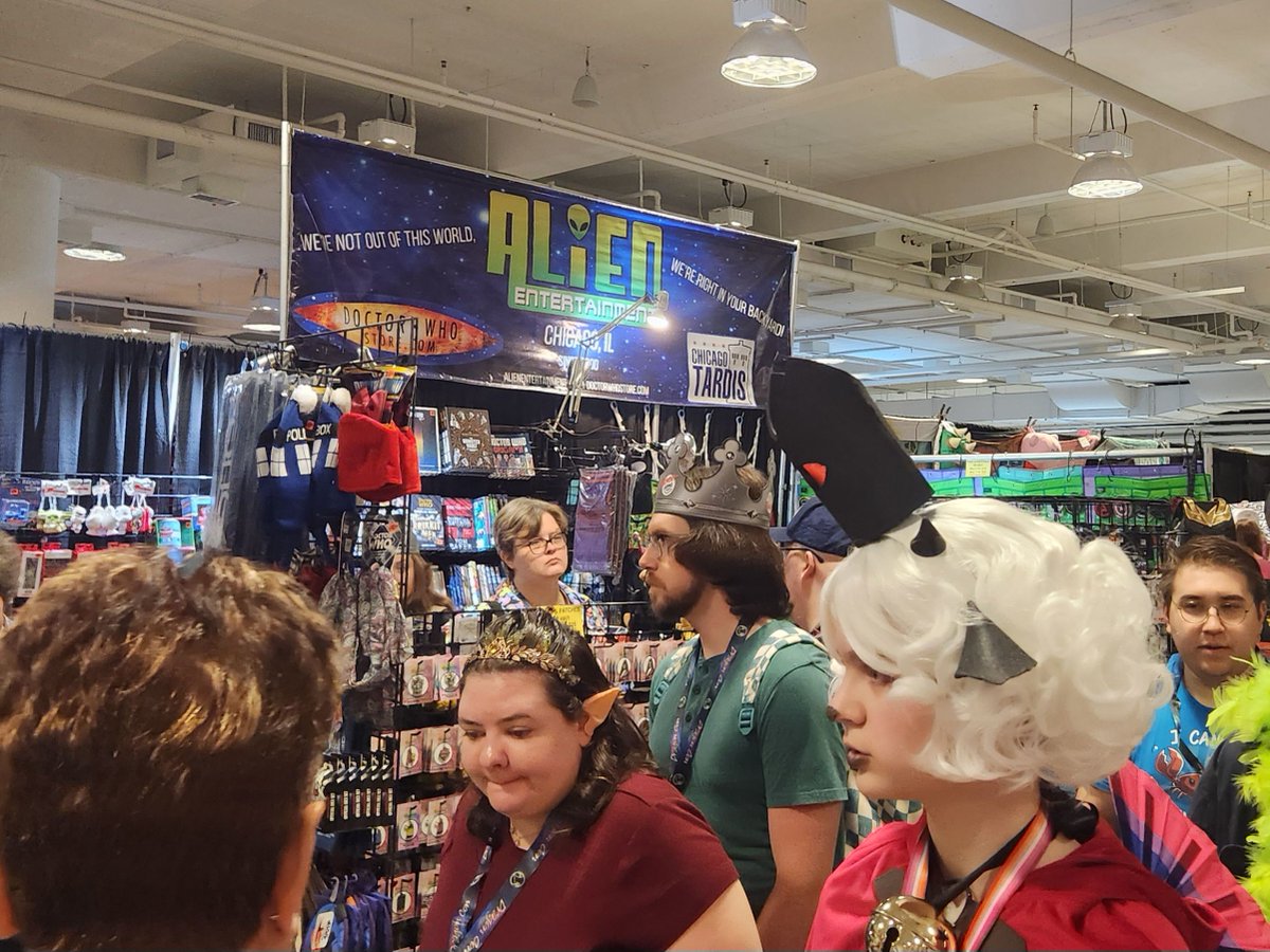 alienentertain's tweet photo. We're open at #DragonCon! 

Come see us all weekend at booths 2508-2512 on the second floor of the Americas Mart for all the nerdy merch. https://t.co/XiqlIT20tG