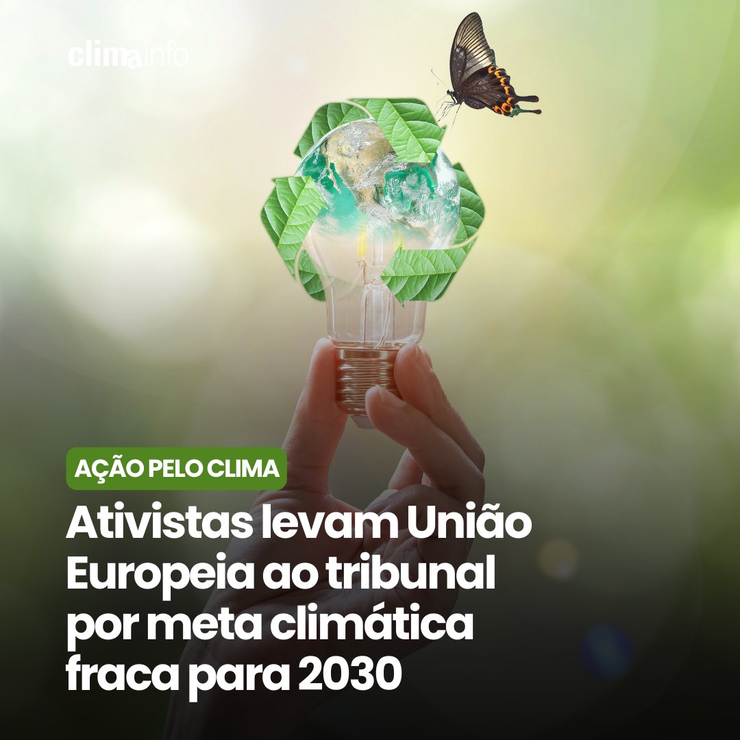 Sem tempo, irmão! A União Europeia está sendo processada por não estabelecer metas climáticas ambiciosas em setores que contribuem com mais da metade das emissões totais de gases de efeito estufa do bloco.👇

climainfo.org.br/2024/08/29/ati…