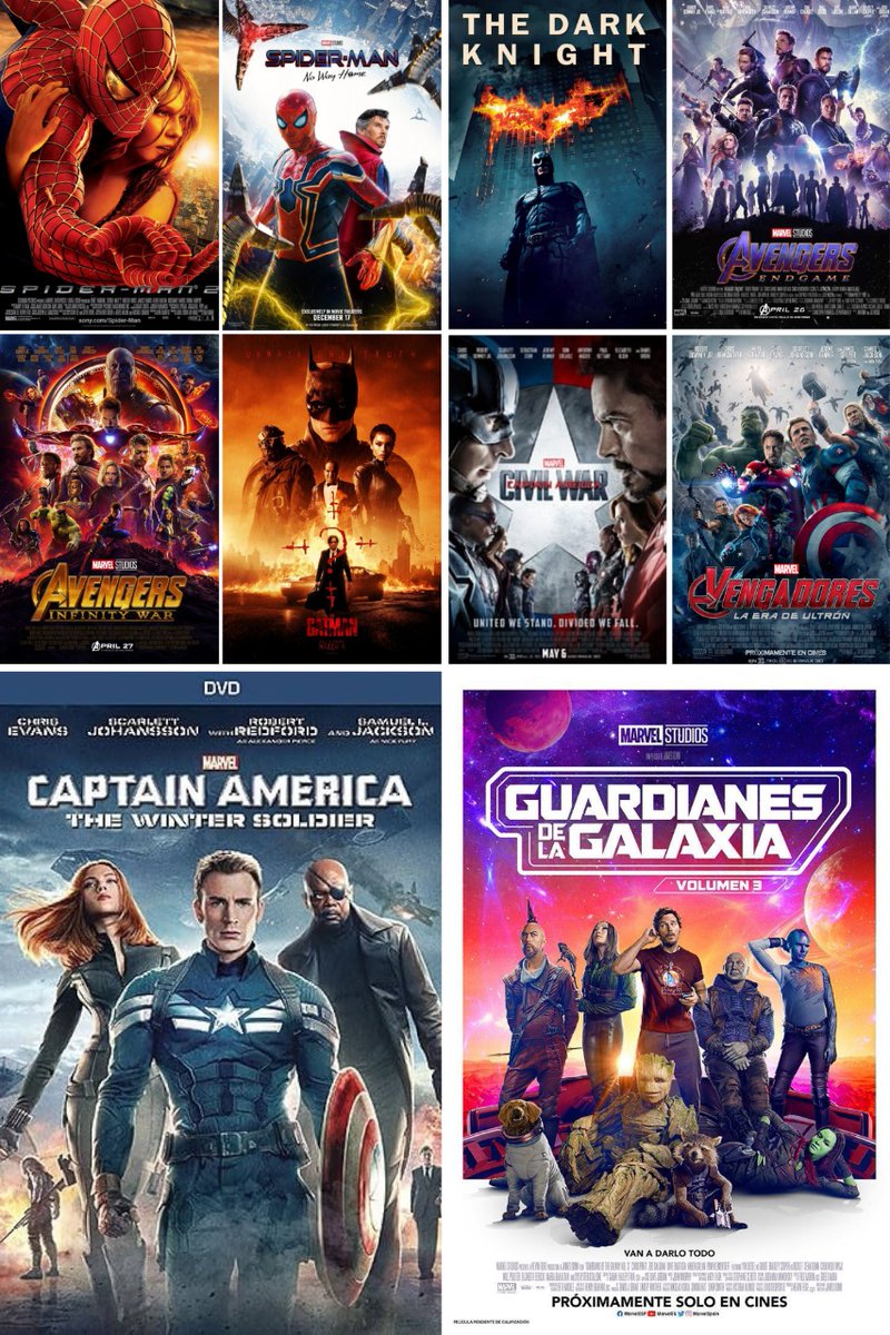 TE PIDEN ORGANIZARLAS DEL 1-10 
Cuál sería tu top 10.. de peor a mejor 👇 (Se la puse difícil parseritos)